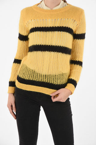 mohair crew-neck sweater