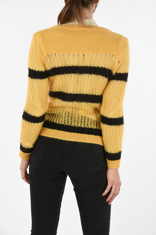 mohair crew-neck sweater
