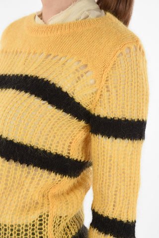 mohair crew-neck sweater