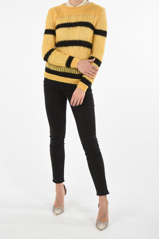 mohair crew-neck sweater