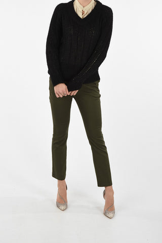 mohair v-neck sweater