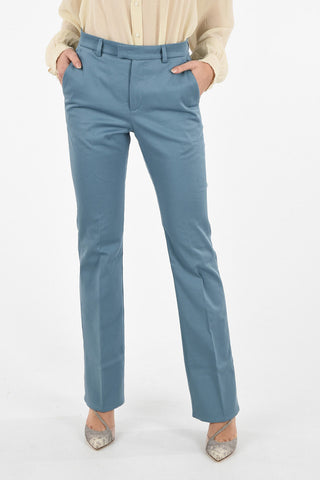 High Waist Single Pleat PEMBE Pants