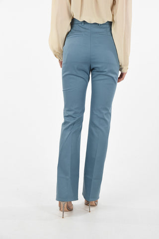 High Waist Single Pleat PEMBE Pants