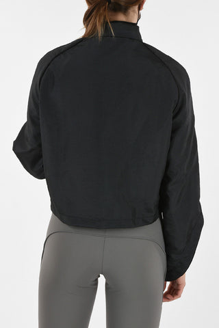 half zip mock-neck Top