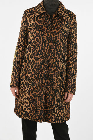 Animal Printed Padded Coat