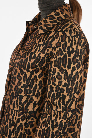 Animal Printed Padded Coat