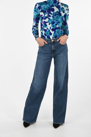 @HOSKO ELSA high-rise waist wide jeans