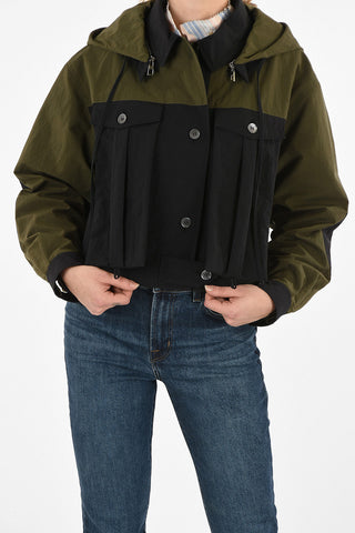Cropped Parka with Removable Hood