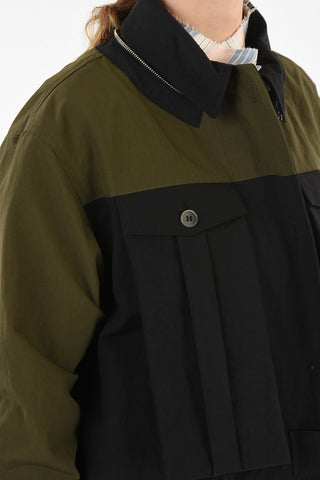 Cropped Parka with Removable Hood
