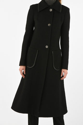 Patch Pocket a-line coat
