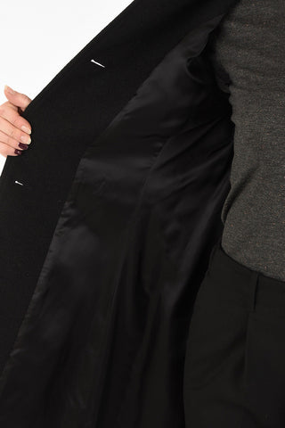 Patch Pocket a-line coat