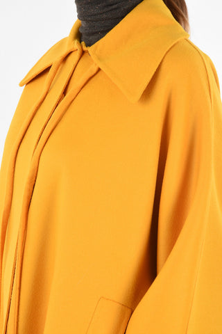 Tie Neck Oversized Coat