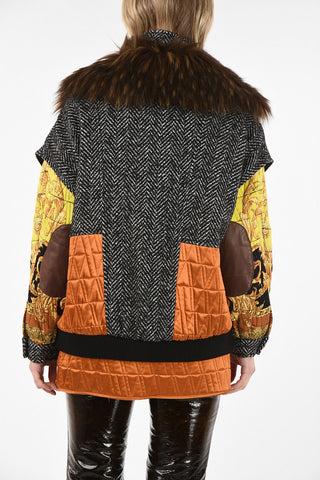 Cappotto Corto Herringbone 