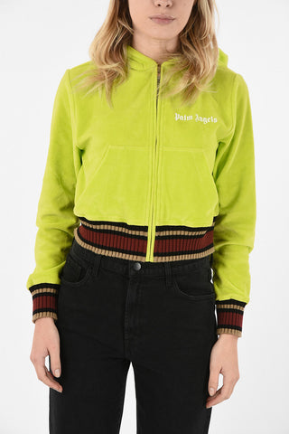 Chenille Crop Sweatshirt