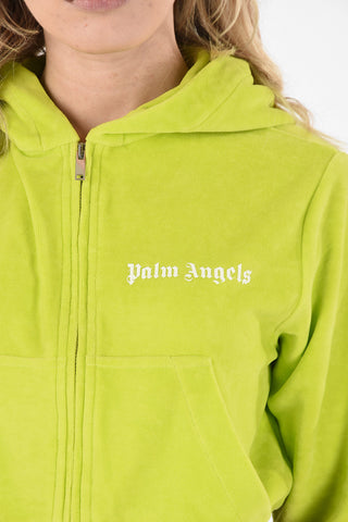 Chenille Crop Sweatshirt