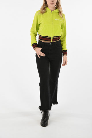 Chenille Crop Sweatshirt
