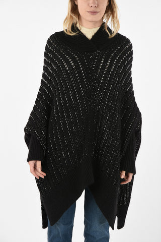 Asymmetrical Cable Knit Sweater