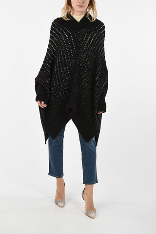 Asymmetrical Cable Knit Sweater
