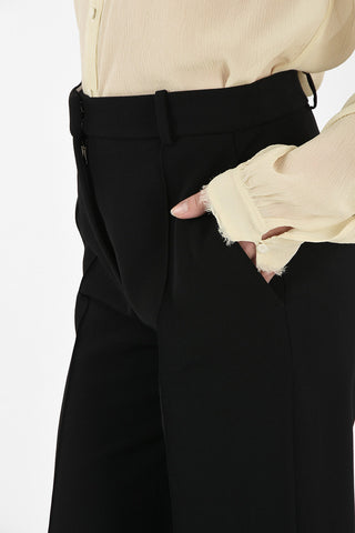 Wool Wide Leg Pant