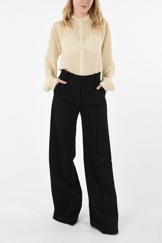 Wool Wide Leg Pant