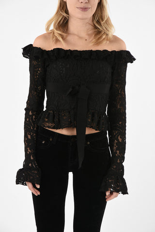 Long Sleeve Laced Top