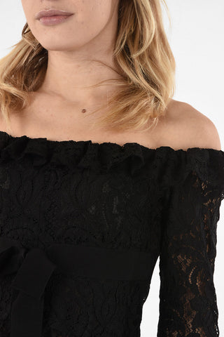 Long Sleeve Laced Top