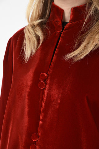 chenille chinese jacket