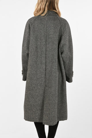 Wool Herringbone Coat