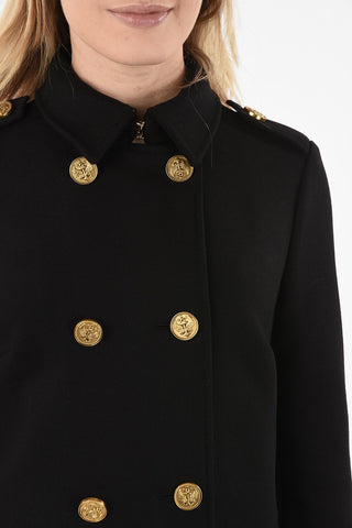 Wool Double Breasted Coat