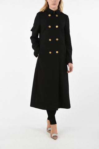 Wool Double Breasted Coat