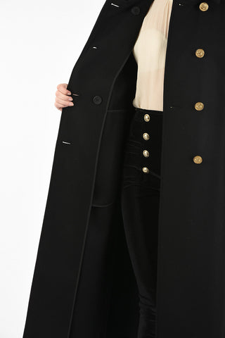 Wool Double Breasted Coat