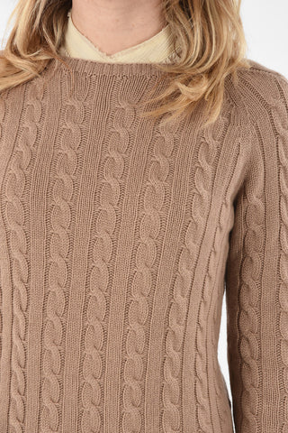 'S Cashmere Cable Knit Sweater