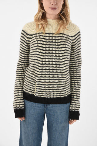 Hooded Striped Sweater