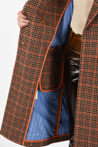 Houndsthoot Double Breasted Coat