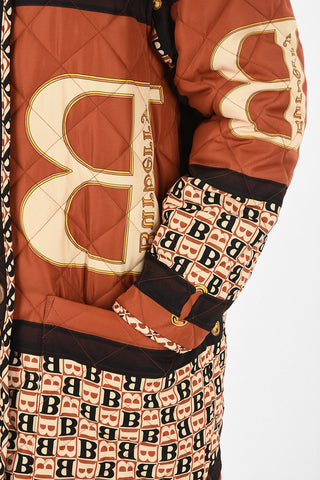 Quilted Printed Coat