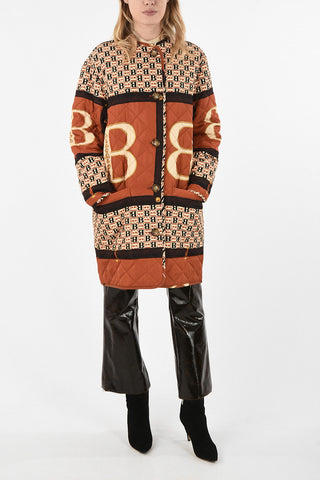 Quilted Printed Coat