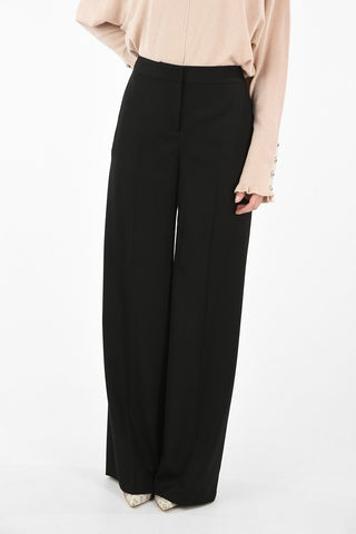 Virgin Wool Wide Leg Pant