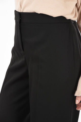 Virgin Wool Wide Leg Pant