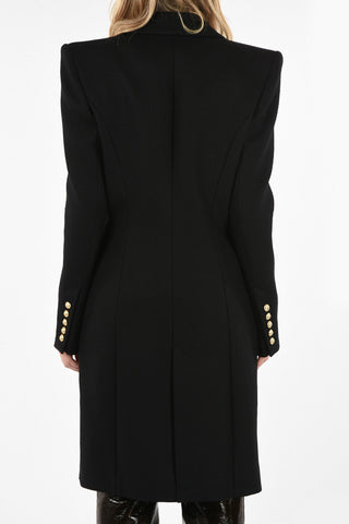 Wool Single Breasted Coat