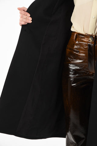 Wool Single Breasted Coat