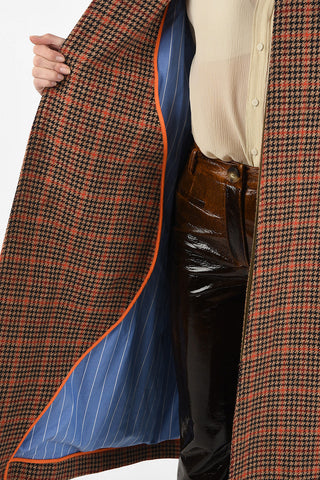 Houndsthoot Single Breasted Coat