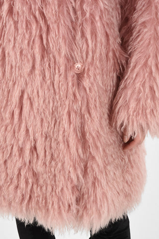 Cotton and Mohair Fur Coat
