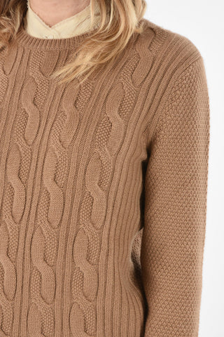 Cashmere Cable Knit Sweater