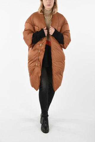 Nylon ¾ Sleeve CJ COAT Down Jacket RUST
