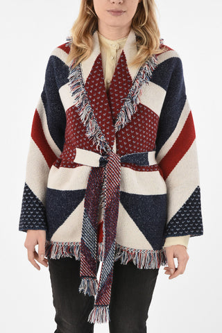 fringed cardigan