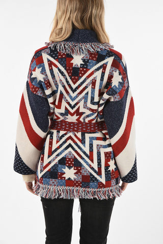 fringed cardigan