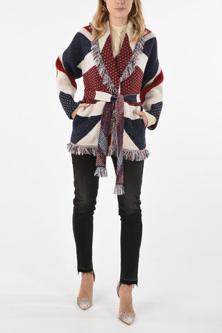 fringed cardigan
