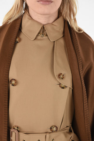 Cotton and cashmere Trench