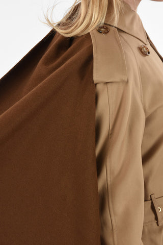 Cotton and cashmere Trench