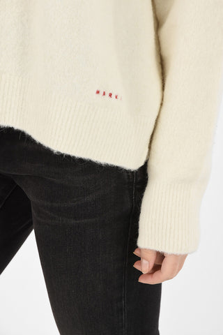 Stretch Wool Crew Neck Sweather